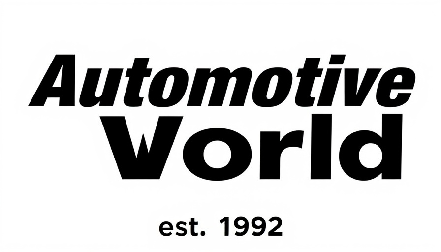 Automotive World logo est. 1992 in black text.