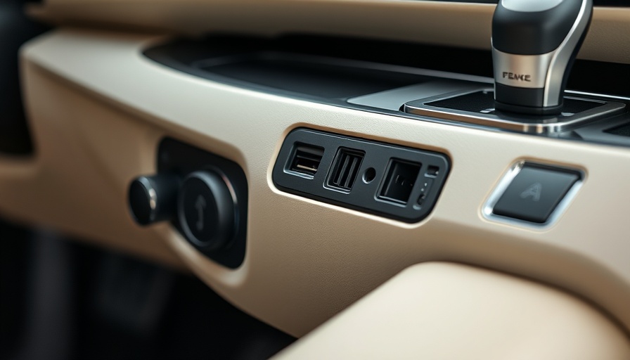 2025 Honda Odyssey center console with charging ports.