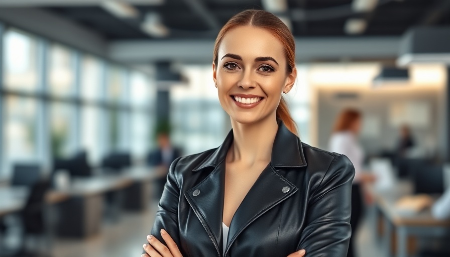 Uber Ads: Portrait of a professional woman in an office setting.