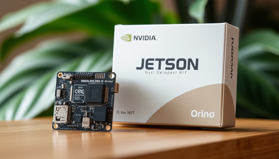 NVIDIA Jetson Orin Nano Developer Kit with packaging on soft surface.