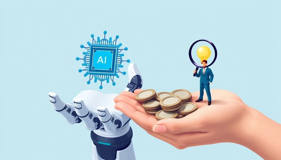 Australia AI plan concept with robot and human collaboration