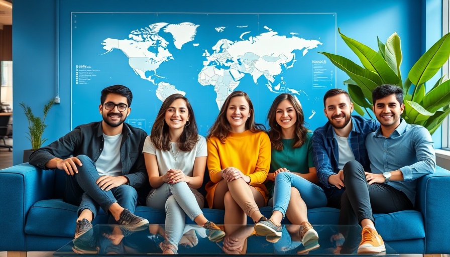 Dutch tech 2024: Young professionals in modern office lounge