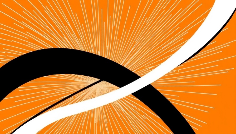 Abstract art with radiating lines, Microsoft AI Chips theme