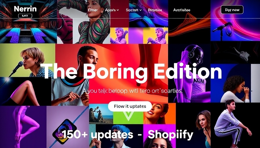 Git Wrapped colorful digital collage for Shopify updates.