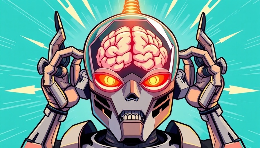 AI reasoning models illustrated by imaginative robot with brain and light bulb.