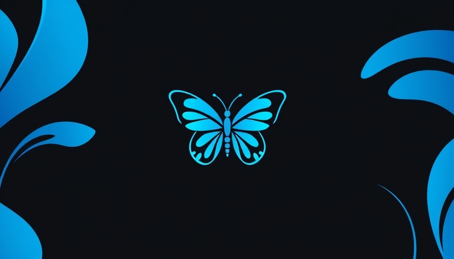 Bluesky update logo with butterfly on cyan background.