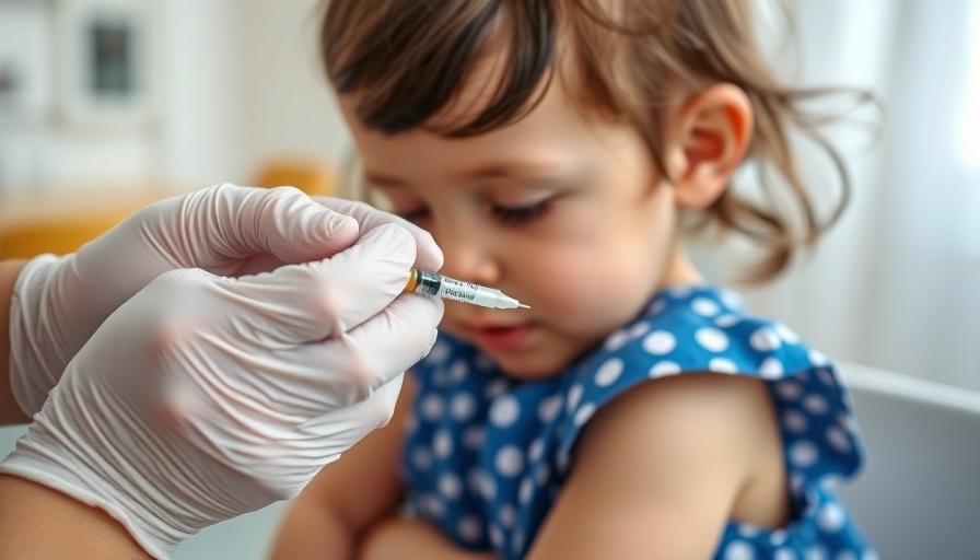 Child receiving vaccination, healthcare process, childhood vaccines.