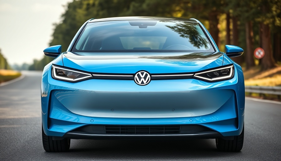 Volkswagen ID.Buzz front view in a sunny setting