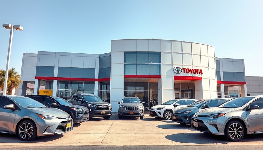 CPO vehicle sales at modern dealership with Toyota cars on display.