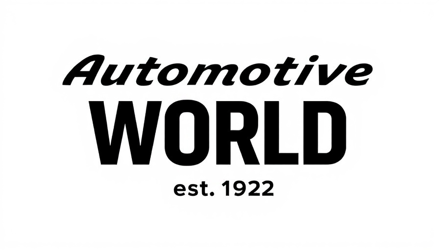 Mitsubishi Motors featured at Automotive World est. 1992 logo
