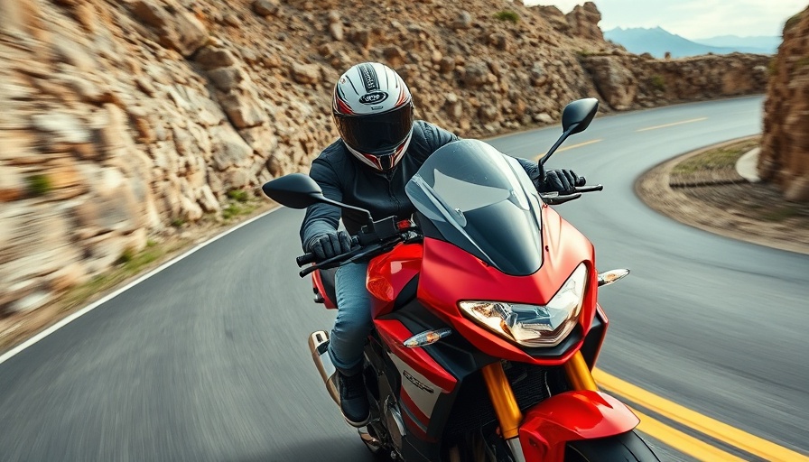 KTM ready to race, motorcyclist riding on scenic rocky road.