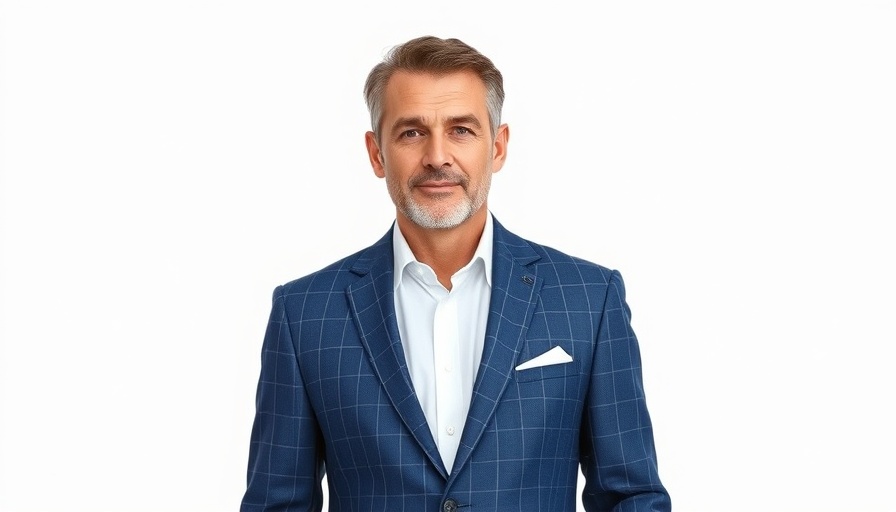 Professional man associated with Open Lending, in a blue suit.
