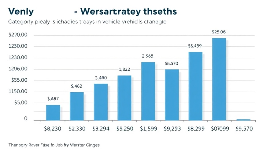 Bar chart of weekly changes in wholesale vehicle prices across categories