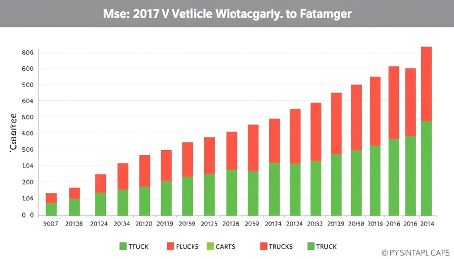 Bar chart showing wholesale market trends for cars and trucks.