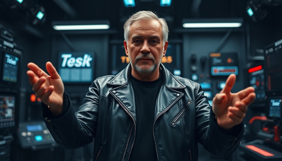 Tech leader presenting Nvidia hardware at a conference.