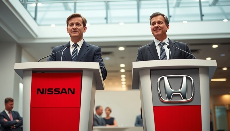Nissan and Honda executives discuss partnership at conference.