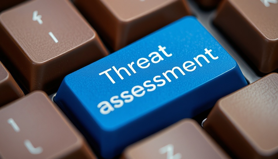 Cybercrime auto industry threat assessment key on keyboard.