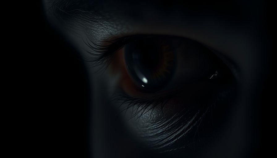 Close-up eye depicting machine learning trends