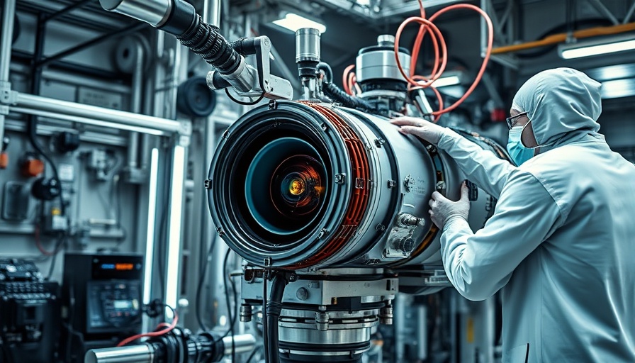 Vera Rubin Observatory high-tech camera and cleanroom reflection.