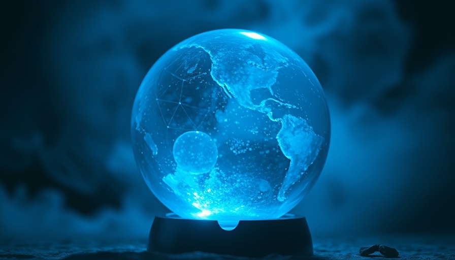 Mystical crystal ball symbolizing venture capital 2025 predictions.