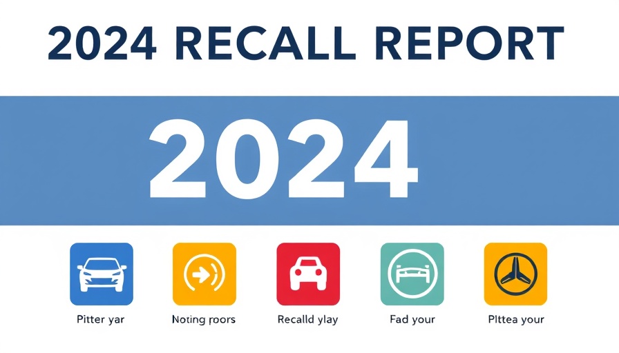 2024 Recall Report graphic with NHTSA symbols, vehicle recalls