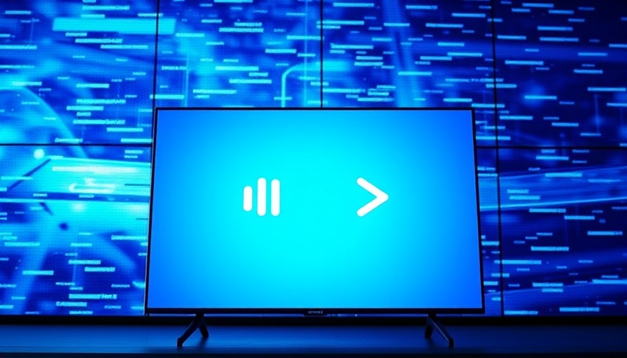 Minimalistic TV screen with fast-forward icon reflecting TV trends