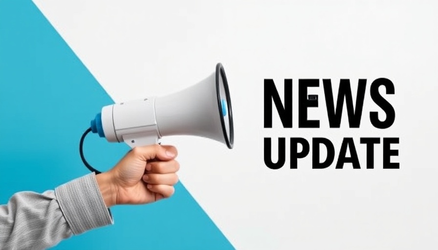Announcement concept with megaphone and news text for Carvana financing.