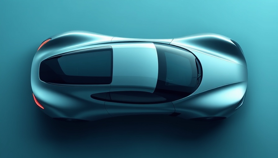 Honda 0-series futuristic car top view with sleek design