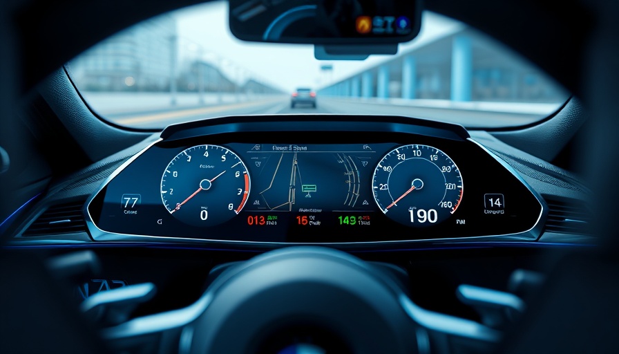 BMW Panoramic Vision displaying navigation and metrics.