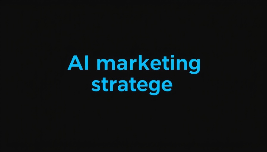 AI marketing strategies text on black background highlighting engagement and demos.