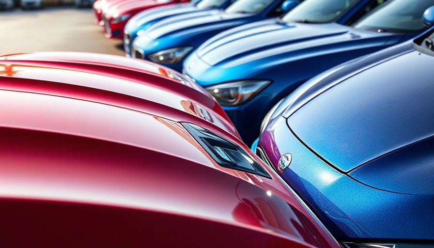 Parked cars reflecting sunlight, representing securitized loans.