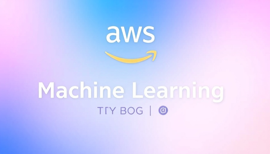 Amazon Bedrock AI blog post cover with gradient background.