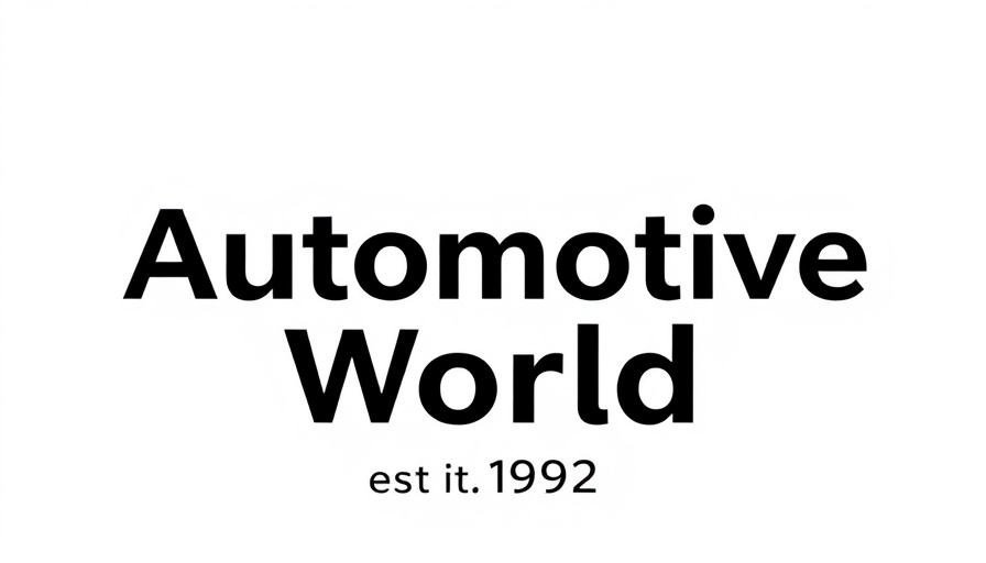 Automotive World est. 1992 logo in bold black text
