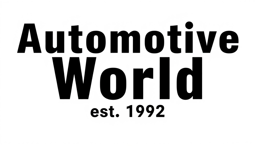 Automotive World text logo, established 1992