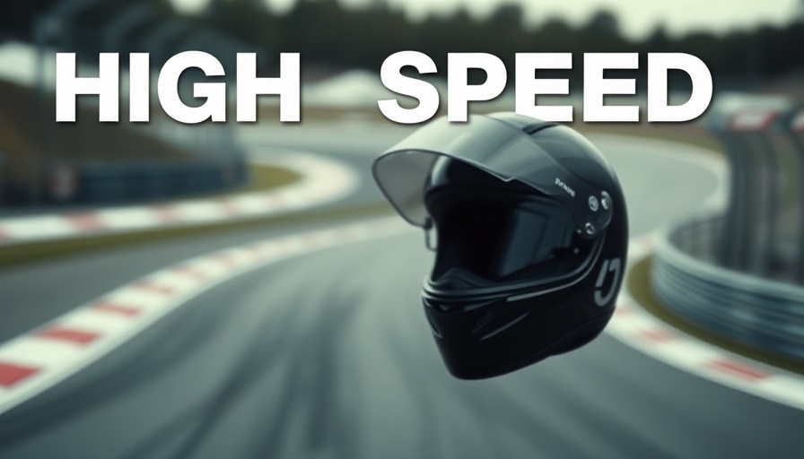 Dakar Rally inspired sleek racing helmet with bold text.