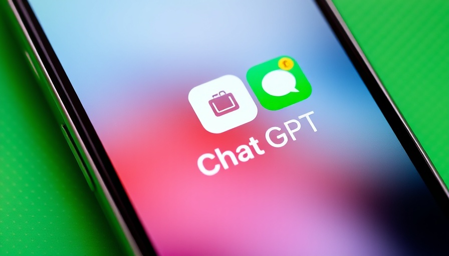 Smartphone screen displaying ChatGPT Siri integration prompt
