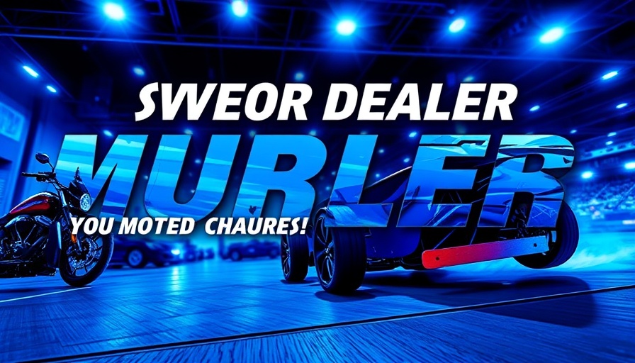 Vibrant Dakar Rally-themed ad supporting local dealers.