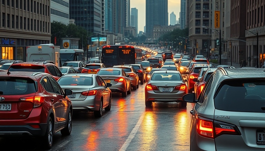 SAFCO financial strategy: city traffic jam in evening
