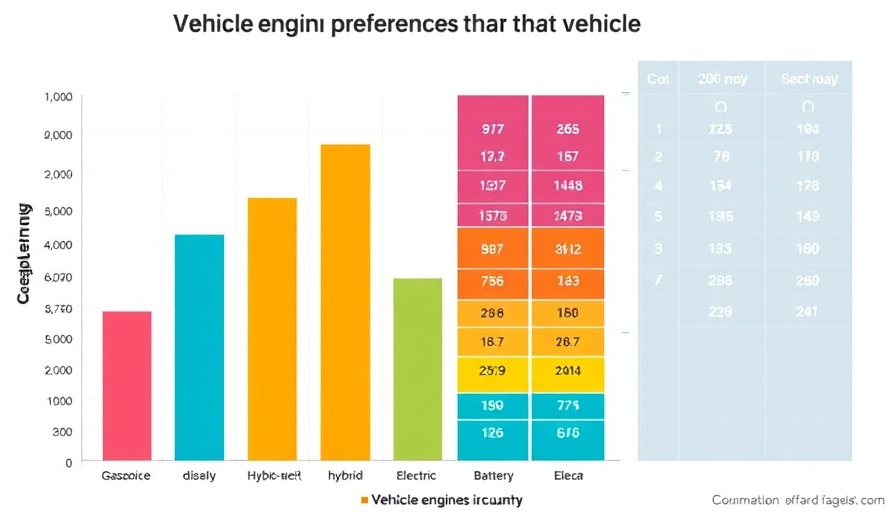 Bar chart showing preference for hybrid vehicles across various countries