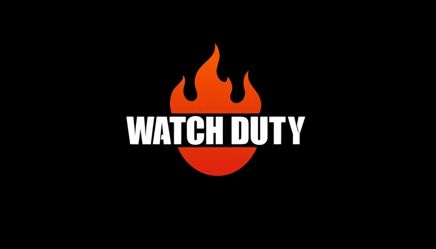Watch Duty wildfire app logo with flame design