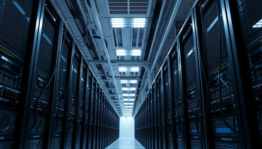 Nvidia data center with server racks and wiring systems