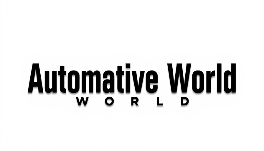 Automotive World logo, established 1992, minimalist design