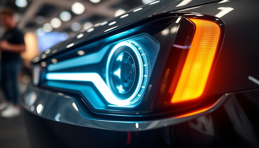 Rivian Innovations electric vehicle front light