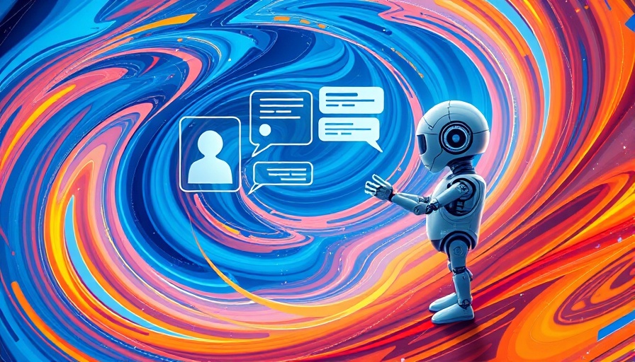 Claude API illustration with AI and user icons.