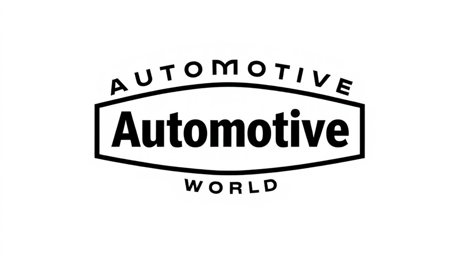 Automotive World logo minimalist design