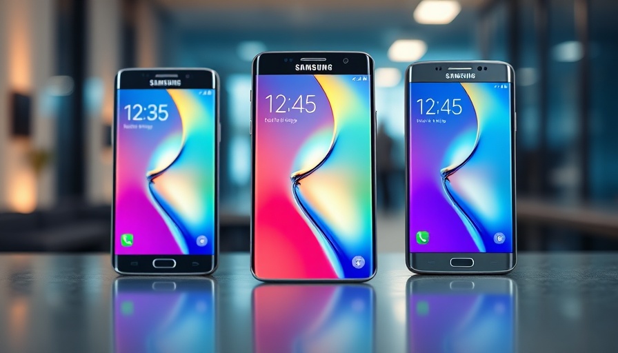 Samsung smartphones in focus at Samsung Unpacked event.