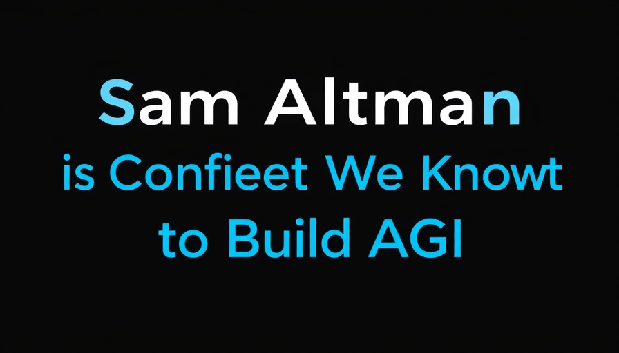 Artificial General Intelligence text on black background.