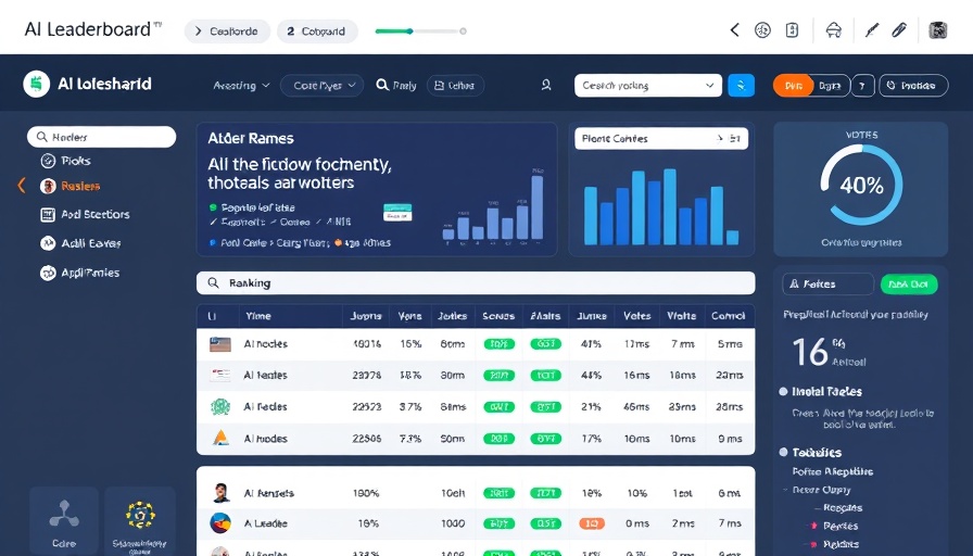 AI Marketing Trends: Leaderboard showcasing AI model rankings and votes.