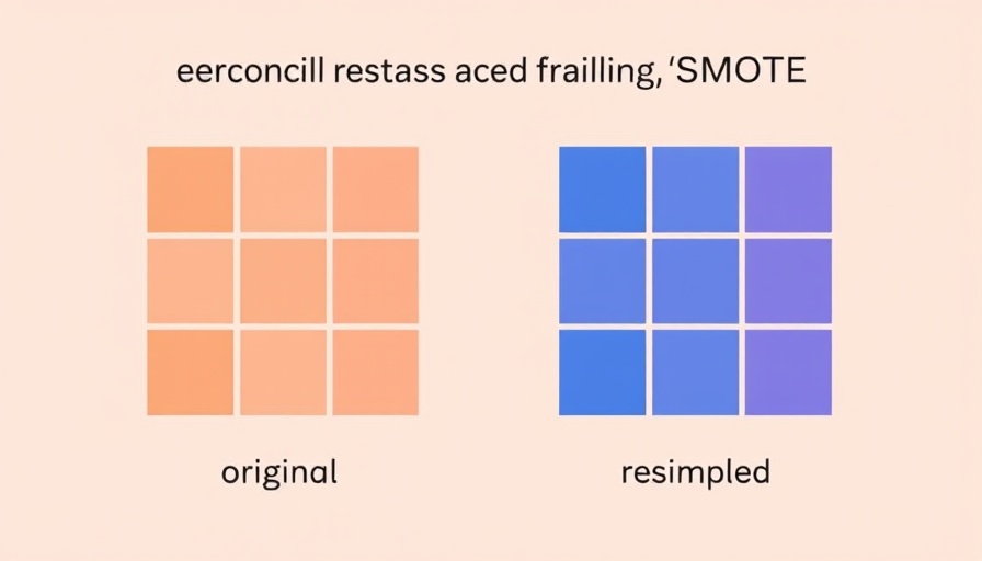 Data augmentation comparison using SMOTE with original and resampled data.