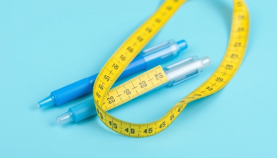 GLP-1 medications with measuring tape for weight management.